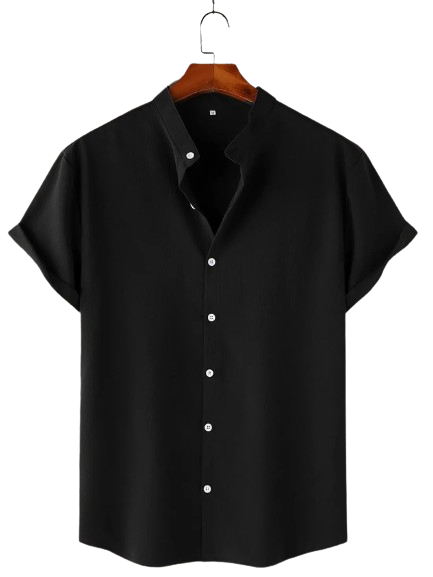 Black Summer Beach Shirt