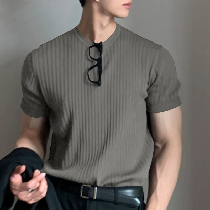 Grey Light Luxury T-Shirt