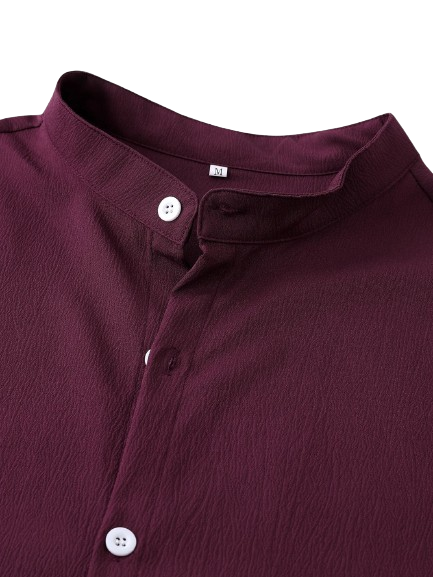 Wine Red_Summer_Beach_Shirt_4